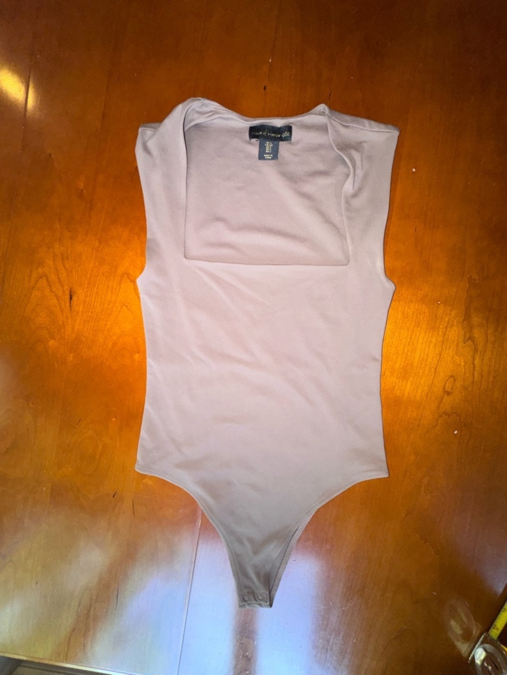 House of Harlow 1960 sleeveless square-neck bodysuit size S - Picture 3 of 9